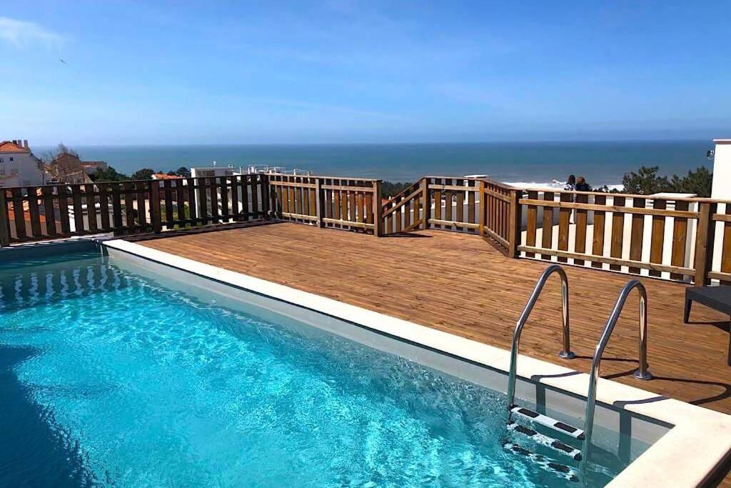 Terracos Do Mar - Rooftop Pool With Sea View Nazare Ngoại thất bức ảnh